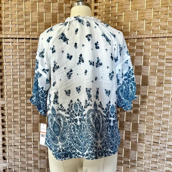 NWT Nanette Lepore floral print summer top S - Picture 6 of 12